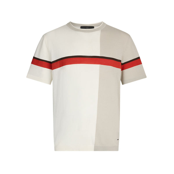 Liu Jo T-shirt T-shirt Uomo Color - block in maglia Panna - Francavilla Moda