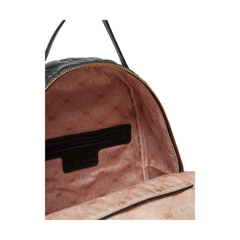 Liu Jo Zaino Zainetto Donna con logo in rilievo Nero - Francavilla Moda