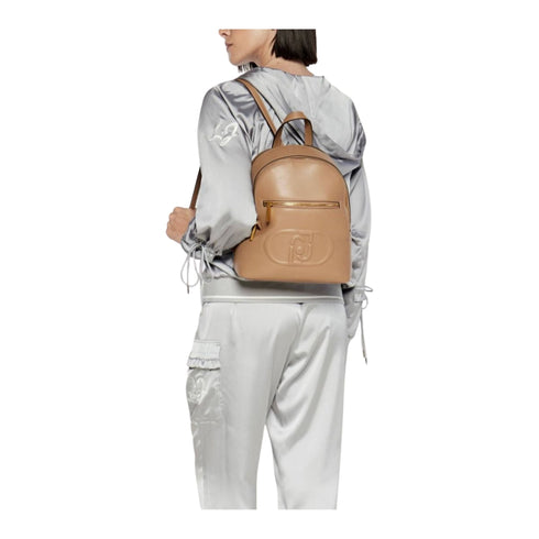 Liu Jo Zaino Zainetto Donna con logo in tinta Cuoio A24 - LIU.JOAF4247E0332 - S3138 - UNI - Francavilla Moda