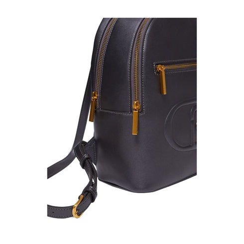 Liu Jo Zaino Zainetto Donna con logo in tinta Antracite - Francavilla Moda