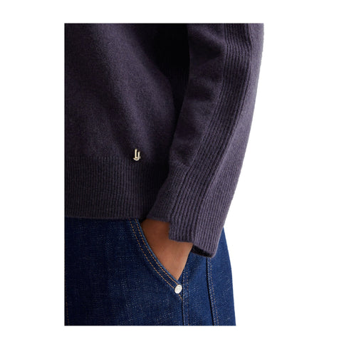 LIU.JO Pullover Maglia Donna morbida a V Grigio - Francavilla Moda