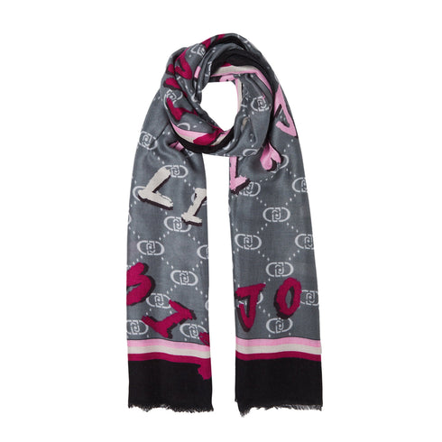 LIU.JO Sciarpa Sciarpa Donna Yvana in misto viscosa Nero A24 - LIU.JO2F4099T0300 - 22222 - UNI - Francavilla Moda