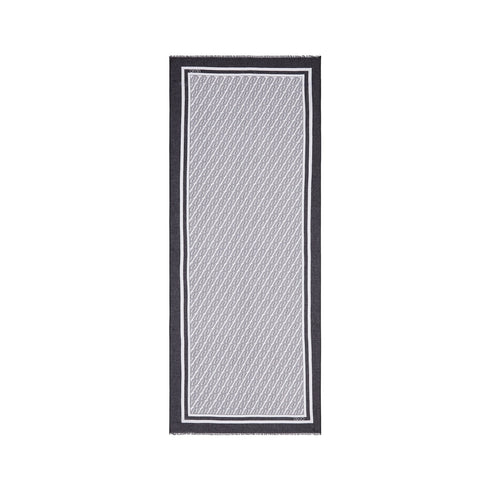 LIU.JO SOFT Stola Foulard Donna con logo LJ all over UNI - Francavilla Moda