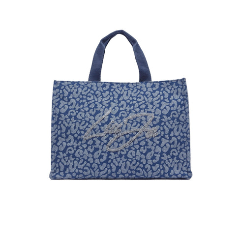 LIU.JO SOFT Borsa a mano LIU.JO SOFT Borsa Tote Denim Animalier Donna con Strass UNI - Francavilla Moda