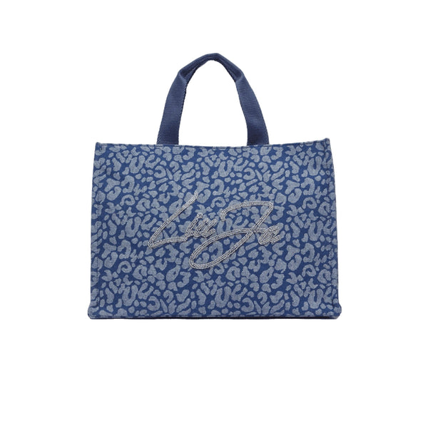 LIU.JO SOFT Borsa a mano LIU.JO SOFT Borsa Tote Denim Animalier Donna con Strass UNI - Francavilla Moda