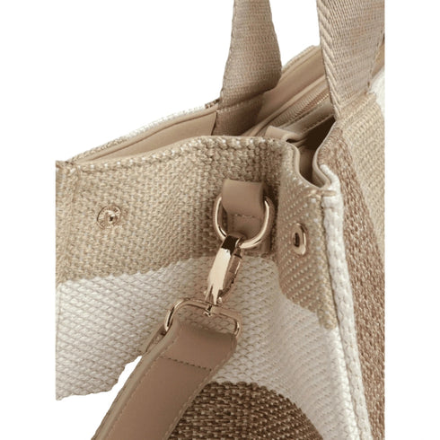 LIU.JO SOFT Borsa a mano LIU.JO SOFT Borsa Tote Donna Striped Canvas Beige UNI - Francavilla Moda