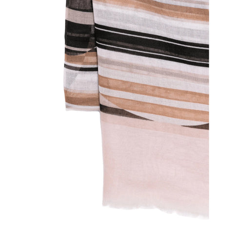 LIU.JO SOFT Foulard LIU.JO SOFT Foulard a Righe con Logo UNI - Francavilla Moda
