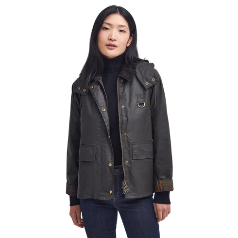 Giacca Donna Avon, con cappuccio rimovibile e taglio cropped