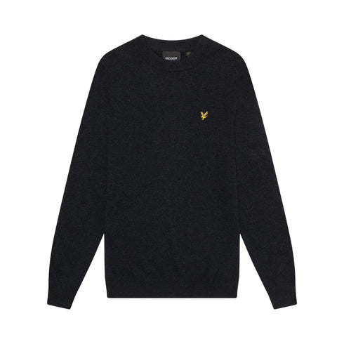 Lyle & Scott Maglia Maglia Uomo Lambswool con logo S A25 - LYLE&SCOTTKN2114V - Z56 - S - Francavilla Moda