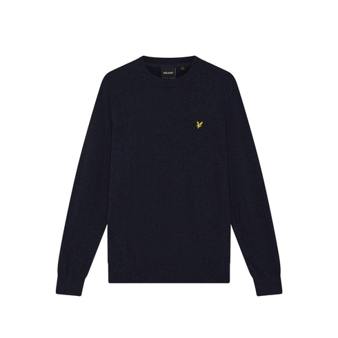 Lyle & Scott Girocollo Maglione Girocollo Uomo con dettagli a coste S - Francavilla Moda