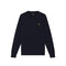 Lyle & Scott Girocollo Maglione Girocollo Uomo con dettagli a coste S - Francavilla Moda