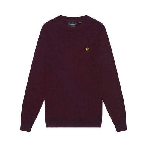 Lyle & Scott Girocollo Maglione Girocollo Uomo tinta unita S A26-LYLE&SCOTTKN2110VC-Z562-S - Francavilla Moda