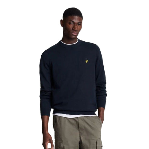 Lyle & Scott Girocollo Maglione Girocollo Uomo tinta unita S A26-LYLE&SCOTTKN2110VC-Z271-S - Francavilla Moda