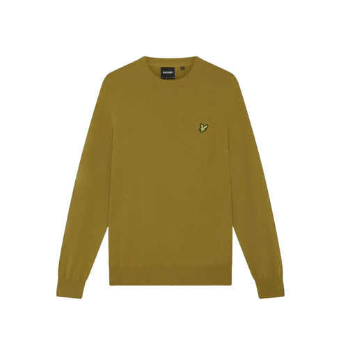 Lyle & Scott Girocollo Maglione Girocollo Uomo tinta unita M A26-LYLE&SCOTTKN2110VC-Y308-M - Francavilla Moda
