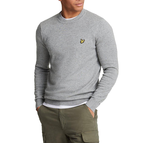 Lyle & Scott Girocollo Maglione Girocollo Uomo tinta unita S - Francavilla Moda