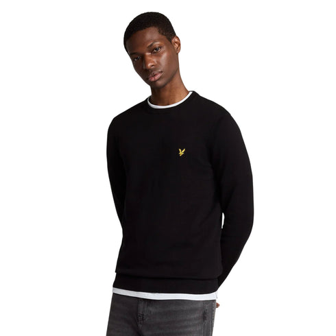 LYLE&SCOTT Pullover Maglione uomo girocollo in cotone S P26-LYLE&SCOTTKN2136V-Z865-S - Francavilla Moda