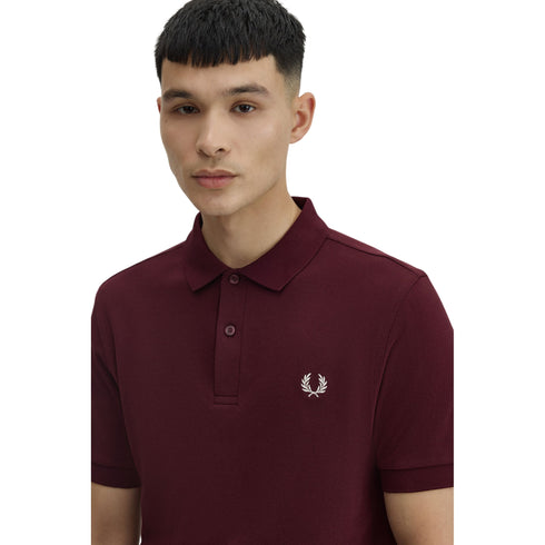Polo uomo tinta unita - bordeaux