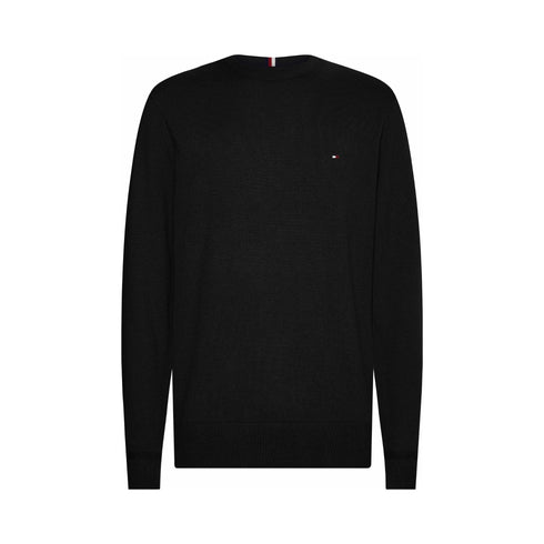 Maglia Uomo con logo sul petto e finiture a costine