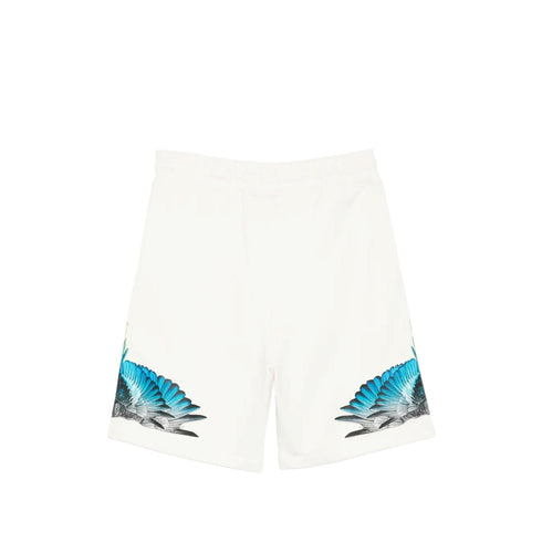 Marcelo Burlon County of Milan Bermuda Bermuda Uomo con stampa ali colorate XS P26-COUNTY OF MILANS6CMMABE026-412-XS - Francavilla Moda