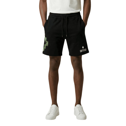 Marcelo Burlon County of Milan Bermuda County Of Milan Bermuda Uomo Sportivi Grafica Geometrica XS - Francavilla Moda