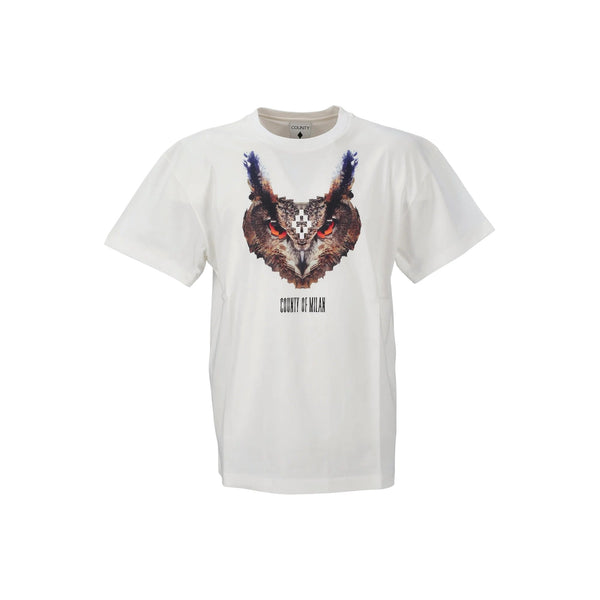 Marcelo Burlon County of Milan T-shirt County Of Milan T-shirt Uomo Gufo XS - Francavilla Moda