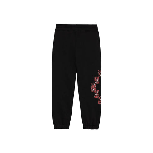 Marcelo Burlon County of Milan Pantalone Pantaloni Con Stampa Logo Lineout E Serpenti XS - Francavilla Moda