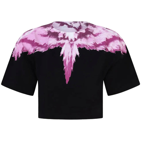 Marcelo Burlon County of Milan T-shirt T-shirt Donna dal taglio cropped con fenice XS - Francavilla Moda