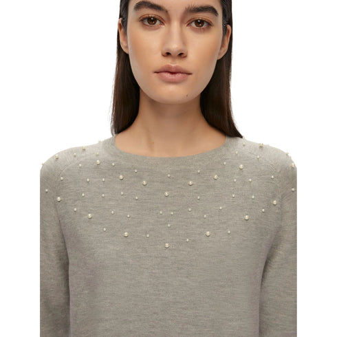 Marella Maglia Maglia Donna con perle decorative S - Francavilla Moda