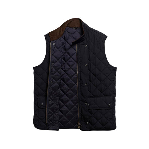 Gilet Uomo New Lowerdale con impunture a rombi e tasche con patta