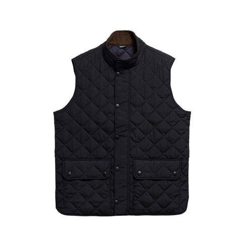 Gilet Uomo New Lowerdale con impunture a rombi e tasche con patta