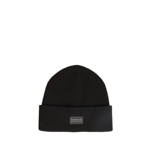 Gift box Cappello e Sciarpa Uomo, a costine, con logo in gomma applicato
