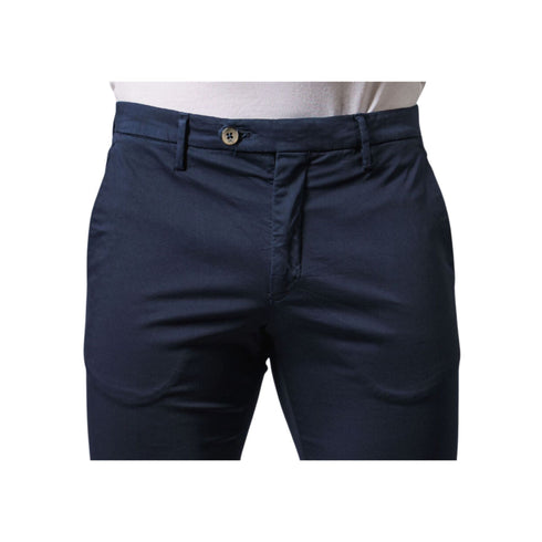 Michael Coal Pantaloni Pantalone Uomo modello Brad Plus Blu P24-MICHAEL COALBRADPLUS2564LUNGO-NAVY-33 - Francavilla Moda