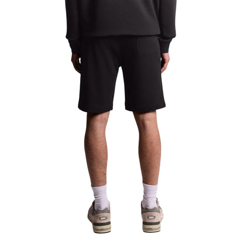 Shorts Uomo in Felpa con logo nero modello retro-Francavilla Moda