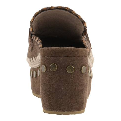 Mou Ciabatta Ciabatta Clog Donna in pelle scamosciata 36 - Francavilla Moda