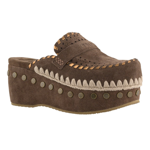 Mou Ciabatta Ciabatta Clog Donna in pelle scamosciata 36 - Francavilla Moda