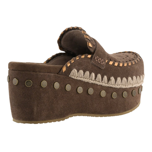 Mou Ciabatta Ciabatta Clog Donna in pelle scamosciata 36 - Francavilla Moda
