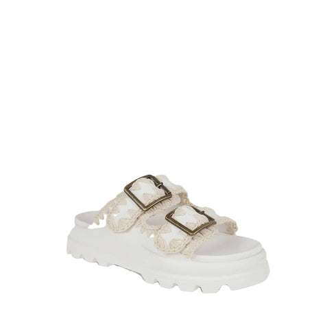 Mou Ciabatta Ciabatta Donna con due cinturini con fibbia 36 - Francavilla Moda