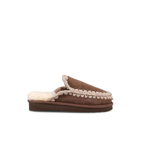 Mou Ciabatta Eskimo Slipper in Montone 37 A25-MOUFW101125A-BRPEP-37 - Francavilla Moda