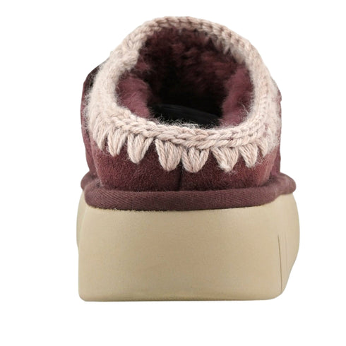 MOU Sabeau Sabot Donna in montone BOUNCE CLOG METAL LOGO 37 - Francavilla Moda