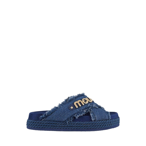 Mou Sandalo Sandalo Donna Criss Cross in denim 36 - Francavilla Moda