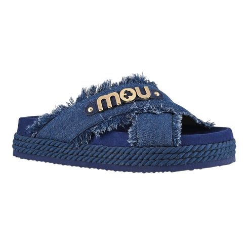 Mou Sandalo Sandalo Donna Criss - cross sfrangiato 36 - Francavilla Moda