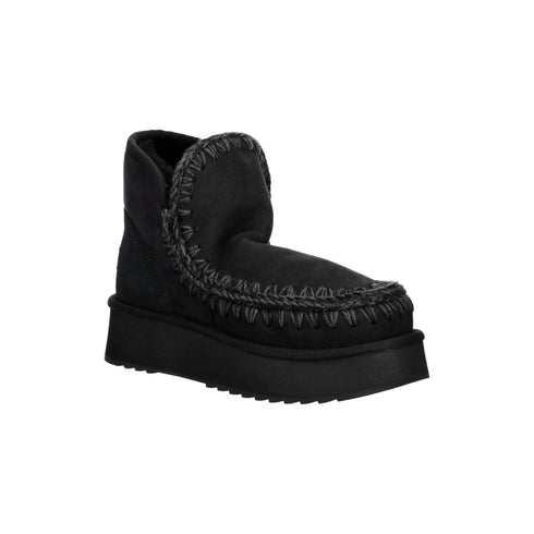 Mou Stivaletto Stivaletto Donna Mini Eskimo Platform 36 A26-MOUFW681000A-BKBK-36 - Francavilla Moda