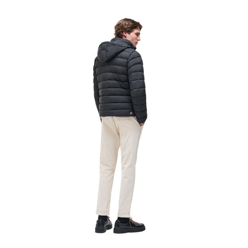 Piumino Uomo imbottito in piuma d'anatra, con chiusura frontale full zip