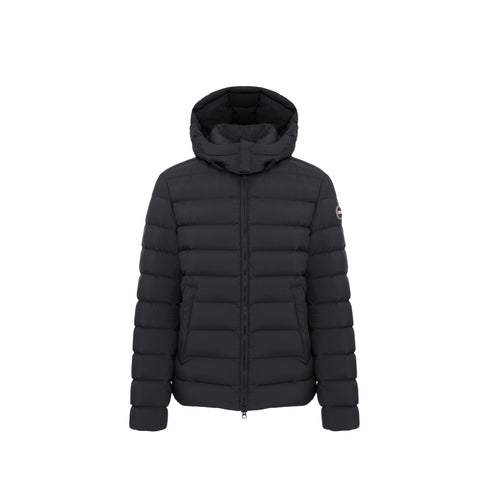 Piumino Uomo imbottito in piuma d'anatra, con chiusura frontale full zip
