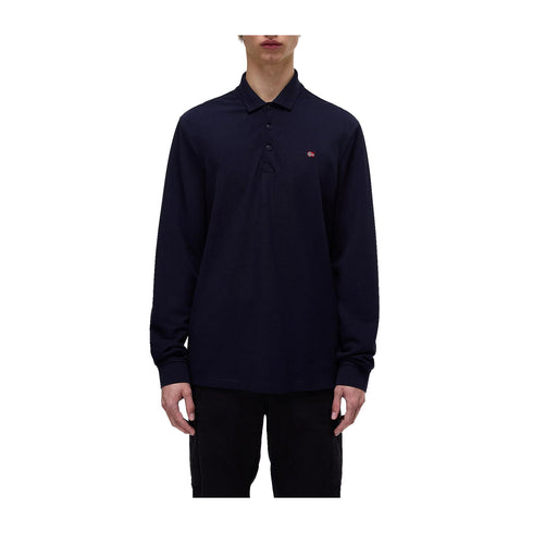 Napapijri Polo Polo Uomo Ealis a maniche lunghe M - Francavilla Moda