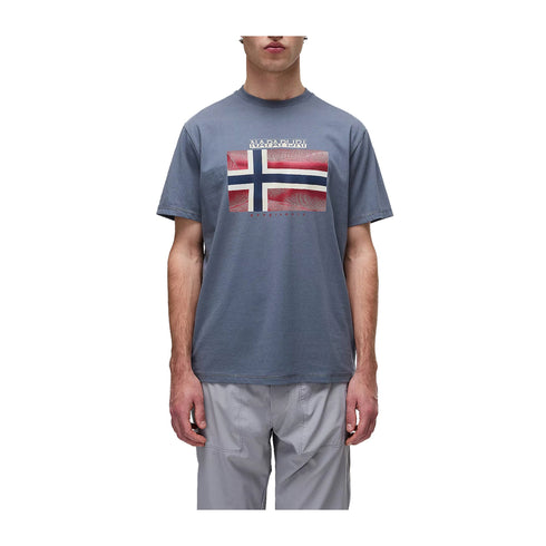 Napapijri T-shirt T-shirt Uomo S - Lari Relaxed fit S P25 - NAPAPIJRINP0A4IE5 - G1Y - S - Francavilla Moda