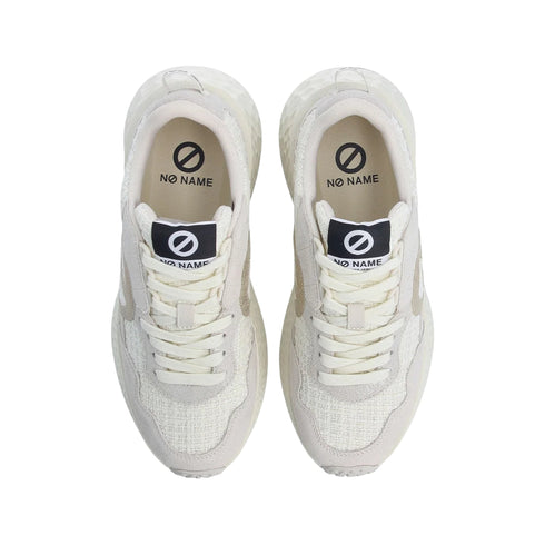 No Name Sneakers Sneakers Donna Carter Jogger in tweed 36 A26-NO NAMECARTERJOGGER-DOVE DOVE-36 - Francavilla Moda