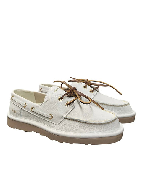 Panchic Mocassini Scarpe nautiche in pelle con lacci da donna 36 - Francavilla Moda