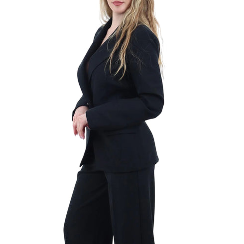 Giacca elegante Donna con due bottoni nero