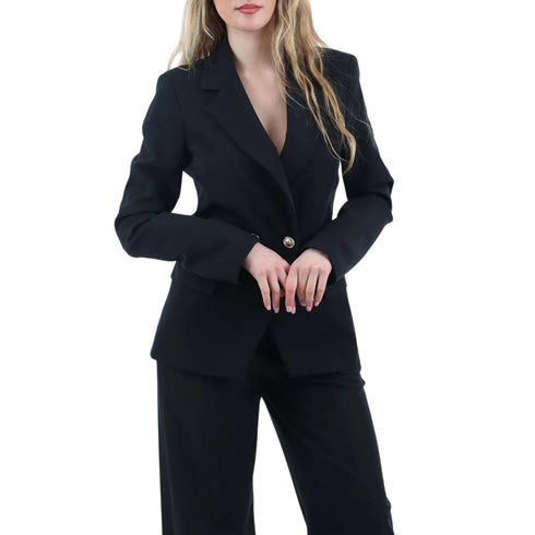 Giacca elegante Donna con due bottoni nero
